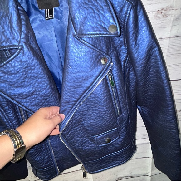 Forever 21 Blue Jacket - Picture 7 of 9